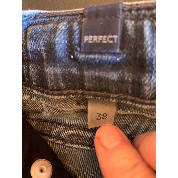 $249 Citizens of Humanity Mens 38x31" Blue Denim Straight Leg Perfect Jeans Note - Picture 8 of 16